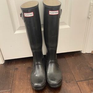 Hunter Black Rain Boots
